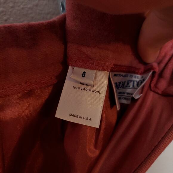 PENDLETON Virgin Wool Pencil Skirt With Women's Sz 6 - Picture 7 of 7